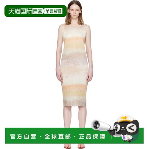 1h可退 香港直邮Pleats Please Issey Miyake 女士 驼色 Sea Bubb