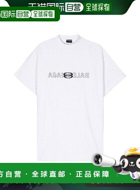 1h可退 香港直邮Balenciaga 巴黎世家 男士 圆领短袖T恤 787358TQ