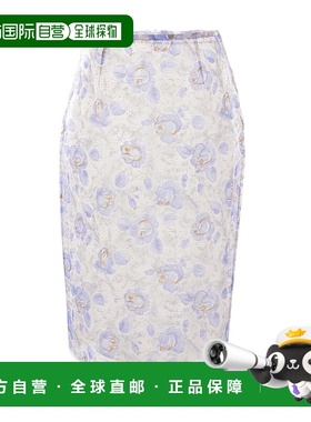 香港直邮Prada 普拉达 女士 高腰花卉印花透視鉛筆裙 P123JSOOO15