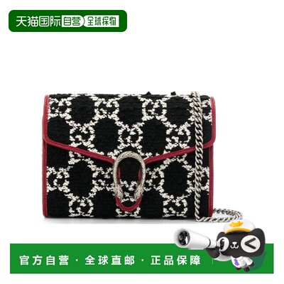 自营1h可退 Gucci GG花呢Dionysus链条WOC 401231HS8AN古驰斜挎包