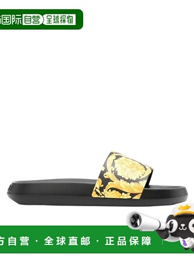 香港直邮Versace 徽标拖鞋 10087341A06250