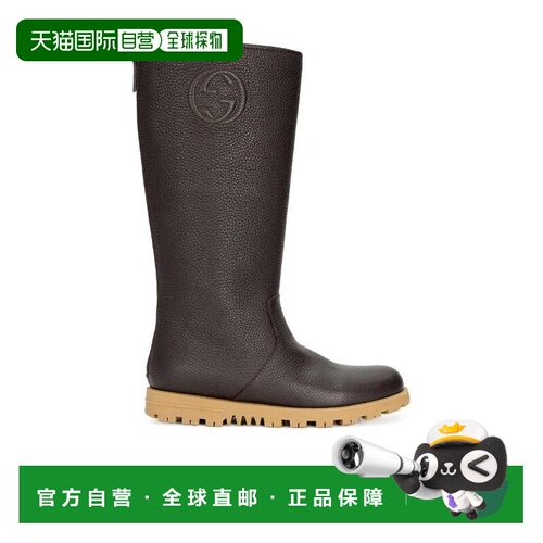 自营Gucci 徽标长筒靴 354324AOD00