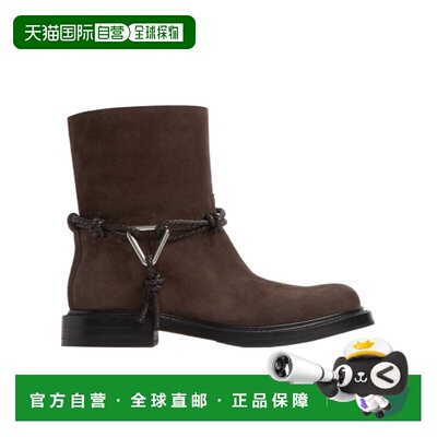 1h可退 香港直邮Bottega Veneta 圆头踝靴 843951V4QN0厚底鞋短靴
