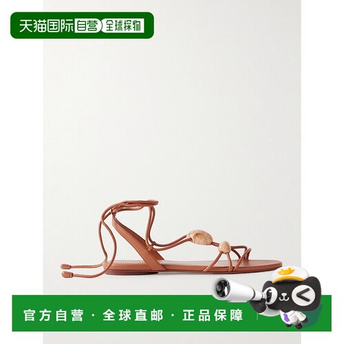 1h可退 香港直邮ZIMMERMANN 女士 Gleam 皮质凉鞋 3436FS25A1