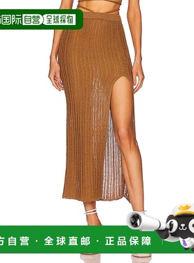 香港直邮Michael Costello 女士 x Sylvan 长款半身裙 MCQ82U22