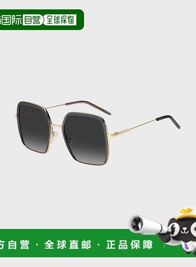 自营欧洲直邮HUGO BOSS雨果BOSS BLACK 灰色醋酸纤维太阳镜 配金