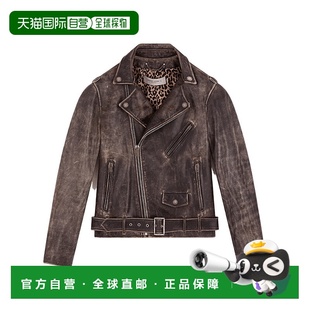 仿旧机车皮夹克 1h可退 男士 GOOSE GMP00297P000 香港直邮GOLDEN