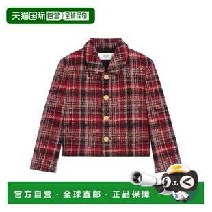 格纹羊毛夹克 charlotte RV0OL0103. 香港直邮Celine 1h可退