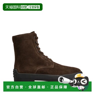 香港直邮TOD'S 男士靴子 XXM84L0GK50RE0S800 AW2025深棕色皮靴