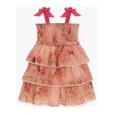 1h可退 香港直邮Zimmermann Cascadian 分层连衣裙 1231DSS255