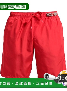 香港直邮Moschino 莫斯奇诺 男士 泳裤 red红色 舒适时尚