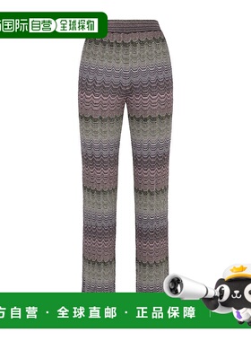 香港直邮MISSONI 米索尼 女士 图案休闲裤 DS24WI0SBK039I直筒裤