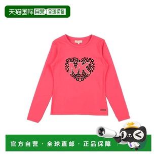 1h可退 香港直邮Michael Kors Kids 女童 T恤童装 red红色 舒适时