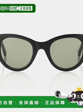 1h可退 香港直邮Celine 思琳 女士 猫眼太阳眼镜 black黑色 舒适
