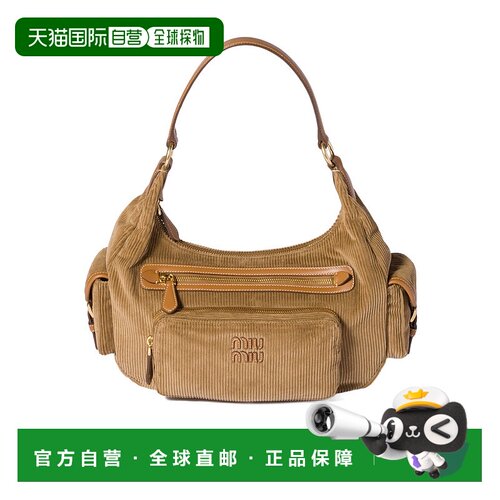 香港直邮Miu Miu 徽标单肩包 5BC189AF81VOZO斜挎包手提包