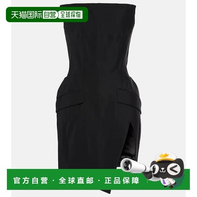 香港直邮Mugler 穆勒 女士 Cr&ecirc;pe 紧身束胸连衣裙包臀裙