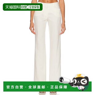 汤姆 Ford 福特 女士 PAW600FA 1h可退 刺绣羊毛长裤 Tom