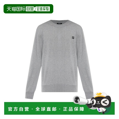 1h可退 香港直邮BALMAIN 男士针织衫 GH1KD000KJ53YEQ AW2026 灰