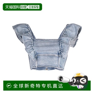 女裝 歐洲直郵GANNI女士T恤上衣舒適透氣 簡約時尚 上裝 休閑百搭