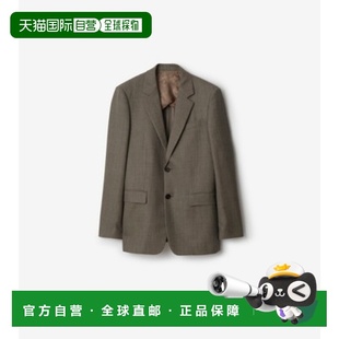鲨皮纹羊毛量裁夹克正装 欧洲直邮BURBERRY 博柏利