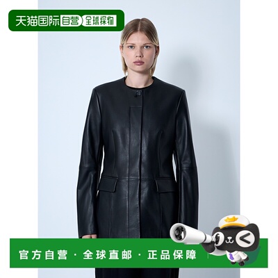 香港直邮toteme 女士 无领皮夹克 252WRO0192LE0127