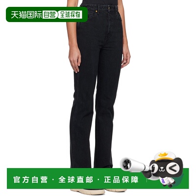 香港直邮Khaite 高腰拉链牛仔裤 1032913091直筒裤