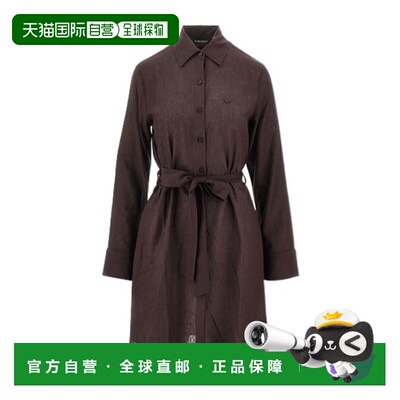 1h可退 Emporio Armani 系腰衬衫裙 EW000817AF20252连衣裙