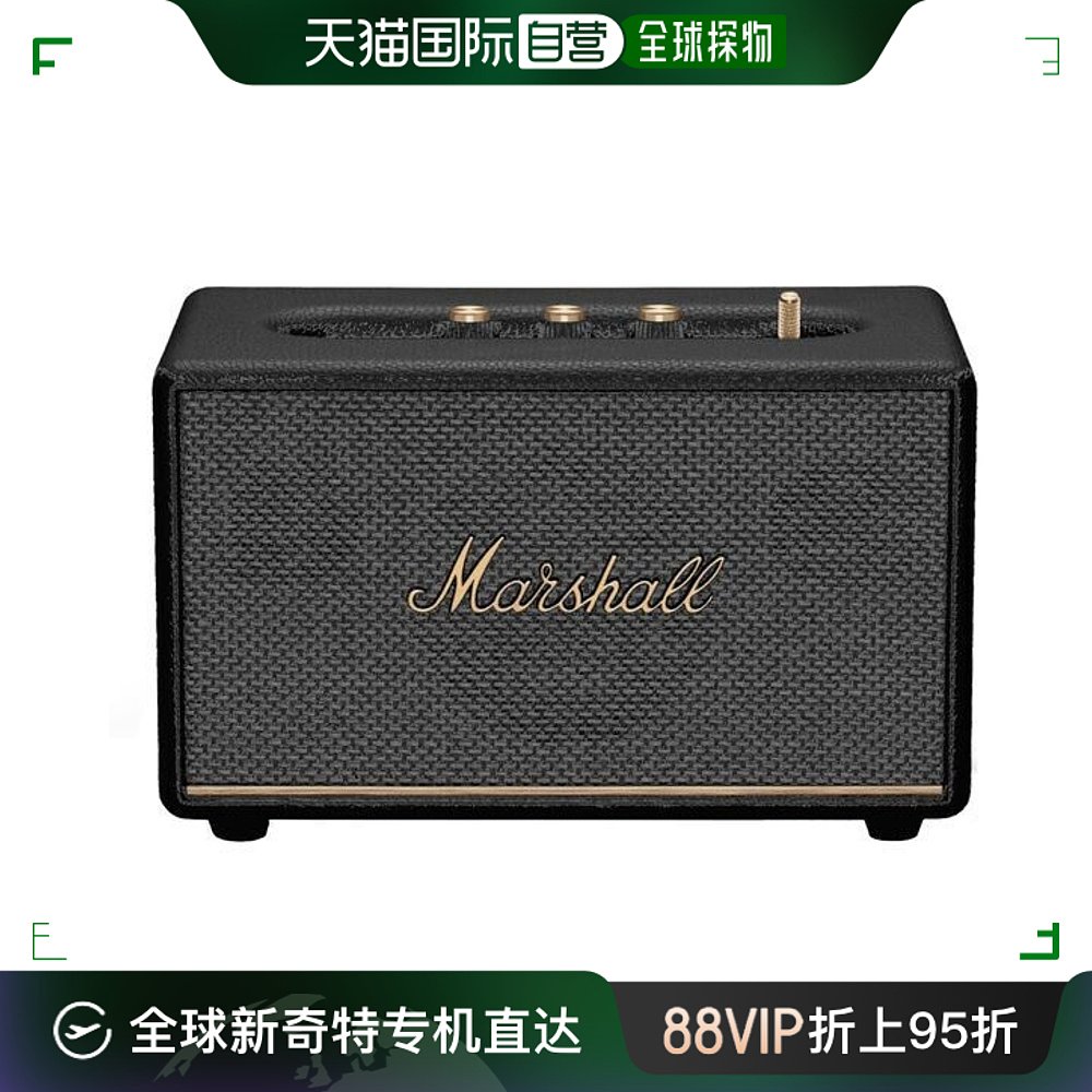 Marshall马歇尔蓝牙音箱Acton 3代黑色摇滚低音音响-封面