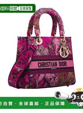 香港直邮Dior 中号Lady D-Lite 单肩包 M0565OEUP手提包迪奥