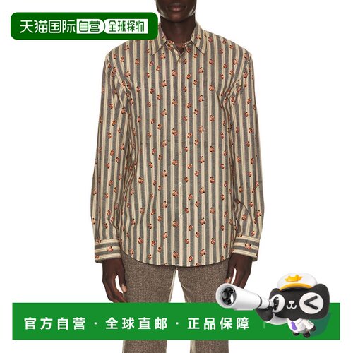 DriesVanNoten德赖斯 范诺顿Caper男士衬衫花衬衫 【付后1h可退】