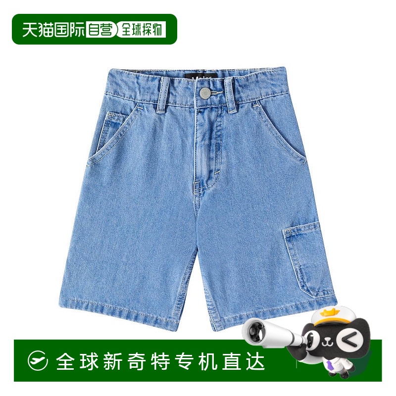 1小时内可退 香港直邮Molo 女童 Archie 百慕大牛仔短裤童装 0041