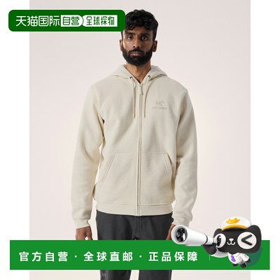 欧洲直邮Arcteryx 始祖鸟EMBLEM HOODY 全开襟拉链抓绒连帽衫 男