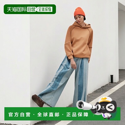 自营欧洲直邮UGG Classic女士栗色卫衣连帽帽衫连帽衫
