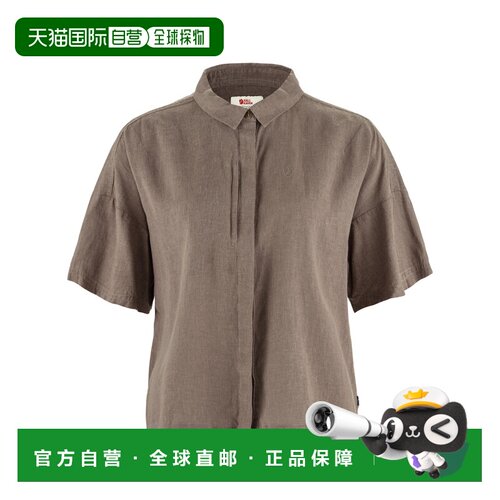自营欧洲直邮Fjallraven北极狐 Övik Hemp Camp女士麻/短袖衬衫