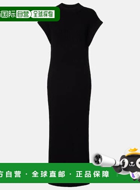 香港直邮VARLEY 女士 Cheston 网眼提花棉质中长连衣裙