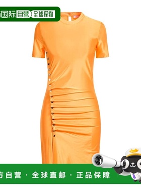 1h可退 香港直邮Rabanne 女士 夏装连衣裙 orange橙色 舒适时尚