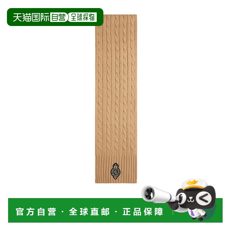 香港直邮Ralph Lauren 绞花针织围巾 454P04456