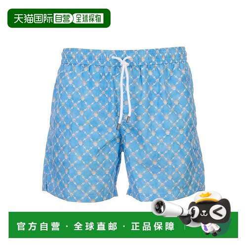 1h可退 欧洲直邮FEDELI 男士泳装 00318F913 SS2026 蓝色 Madeira