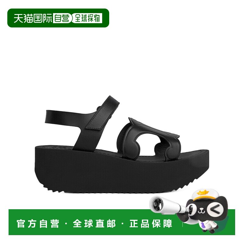 1h可退 Celine 露趾厚底凉鞋 367635348C图片