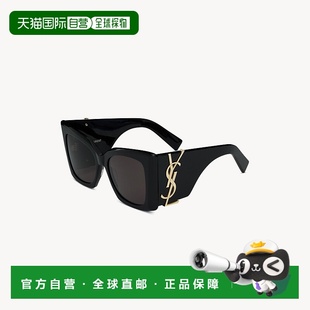 自营欧洲直邮YSL圣罗兰 M119女士黑色醋酸纤维logo标 BLAZE系列SL