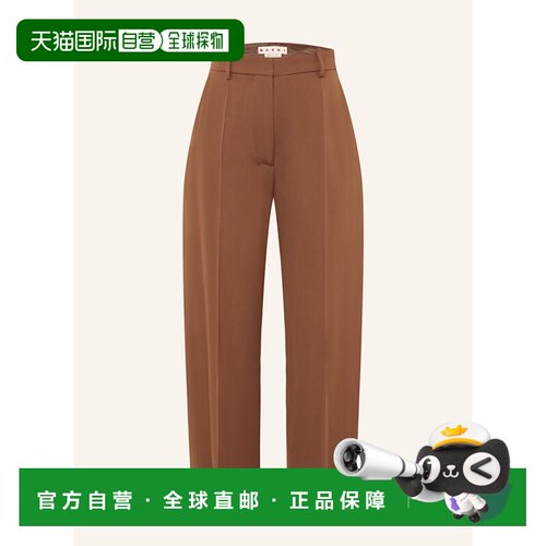香港直邮MARNI 女士休闲裤 100290255415000 CO 棕色 Culottes