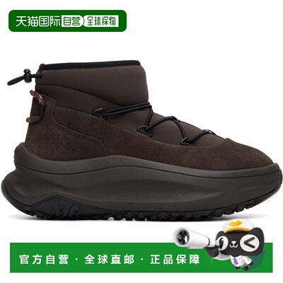 1h可退 香港直邮moon boot 月亮靴 男士 棕色 Moon247 无带运动鞋