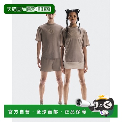 自营欧洲直邮On/昂跑 FKA twigs联名款炭渣色再生聚酯纤维露背短T