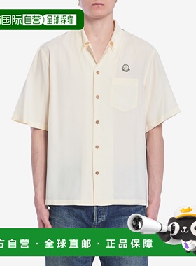 1h可退 香港直邮Moncler 盟可睐 男士 短袖衬衫 K14012F00001M592