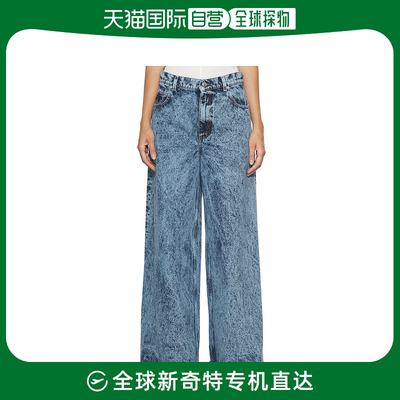 香港直邮Marni 女士GAMBA LARGA 长裤(牛仔色)