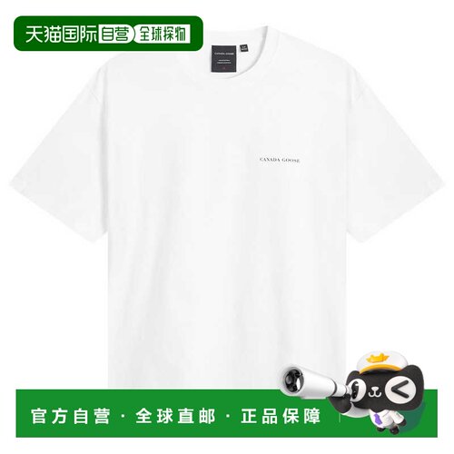 香港直邮Canada Goose 加拿大鹅 男士 Novo Back 印花T恤 1328M19