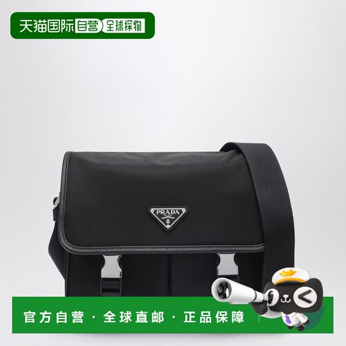 1h可退 香港直邮PRADA 男士斜挎包 2VD769XLO2DMHF0002 SS2026 黑