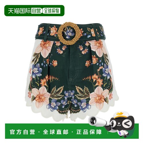 香港直邮FARM RIO 女士 BERRY GARDEN 斜纹布短裤 34852826012