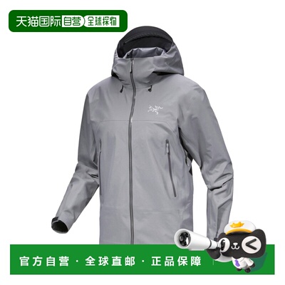 自营欧洲直邮ARCTERYX始祖鸟 Beta SL男士尼龙夹克浅灰色户外外套