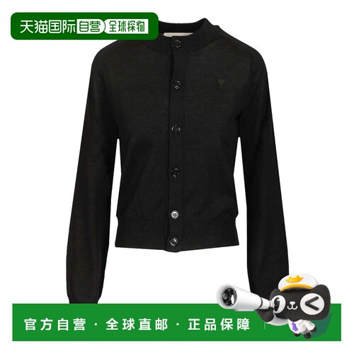 香港直邮Ami Paris 女士针织衫 FKC386KN00390180BLACK SS2026